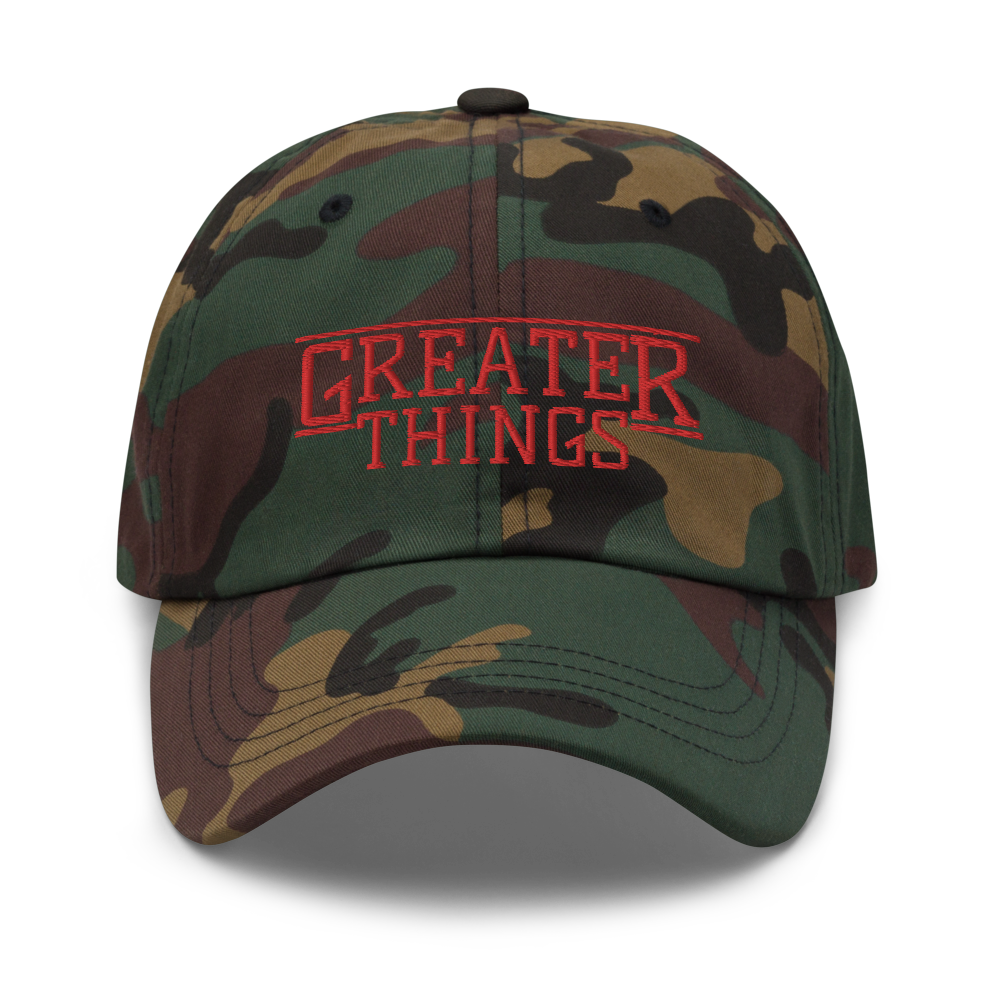 GREATER THINGS DAD HAT