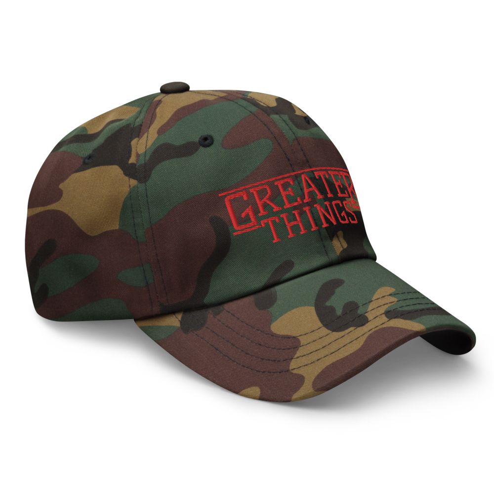 GREATER THINGS DAD HAT