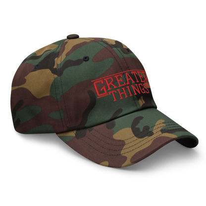 GREATER THINGS DAD HAT