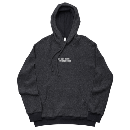 we were made for each other COLOURS UNI sueded fleece