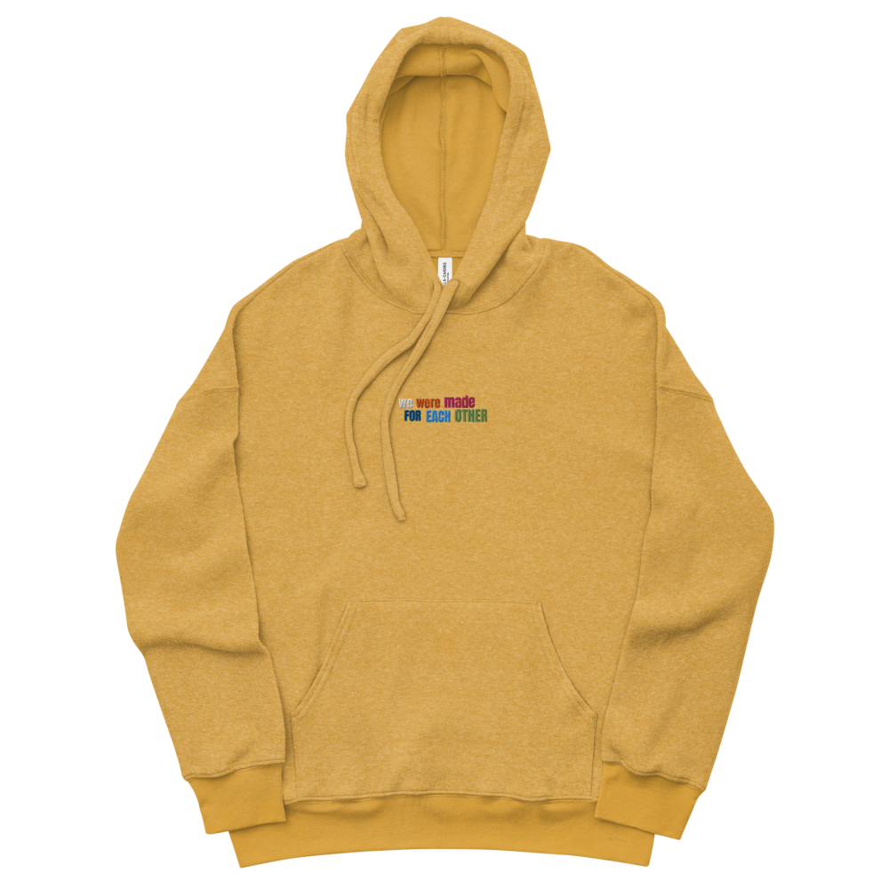 we were made for each other COLOURS UNI sueded fleece