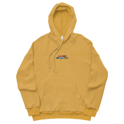 we were made for each other COLOURS UNI sueded fleece