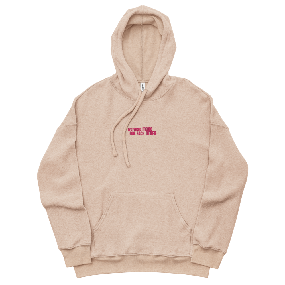 we were made for each other COLOURS UNI sueded fleece