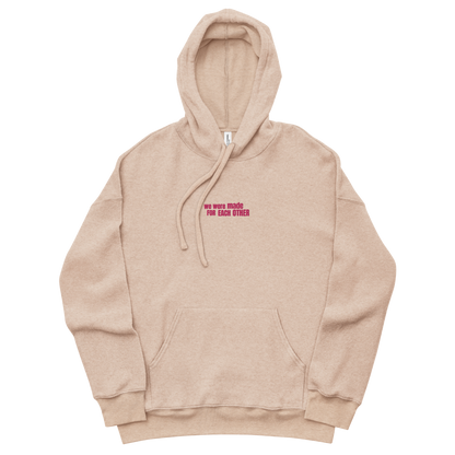 we were made for each other COLOURS UNI sueded fleece